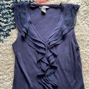 Navy blue H&M blouse